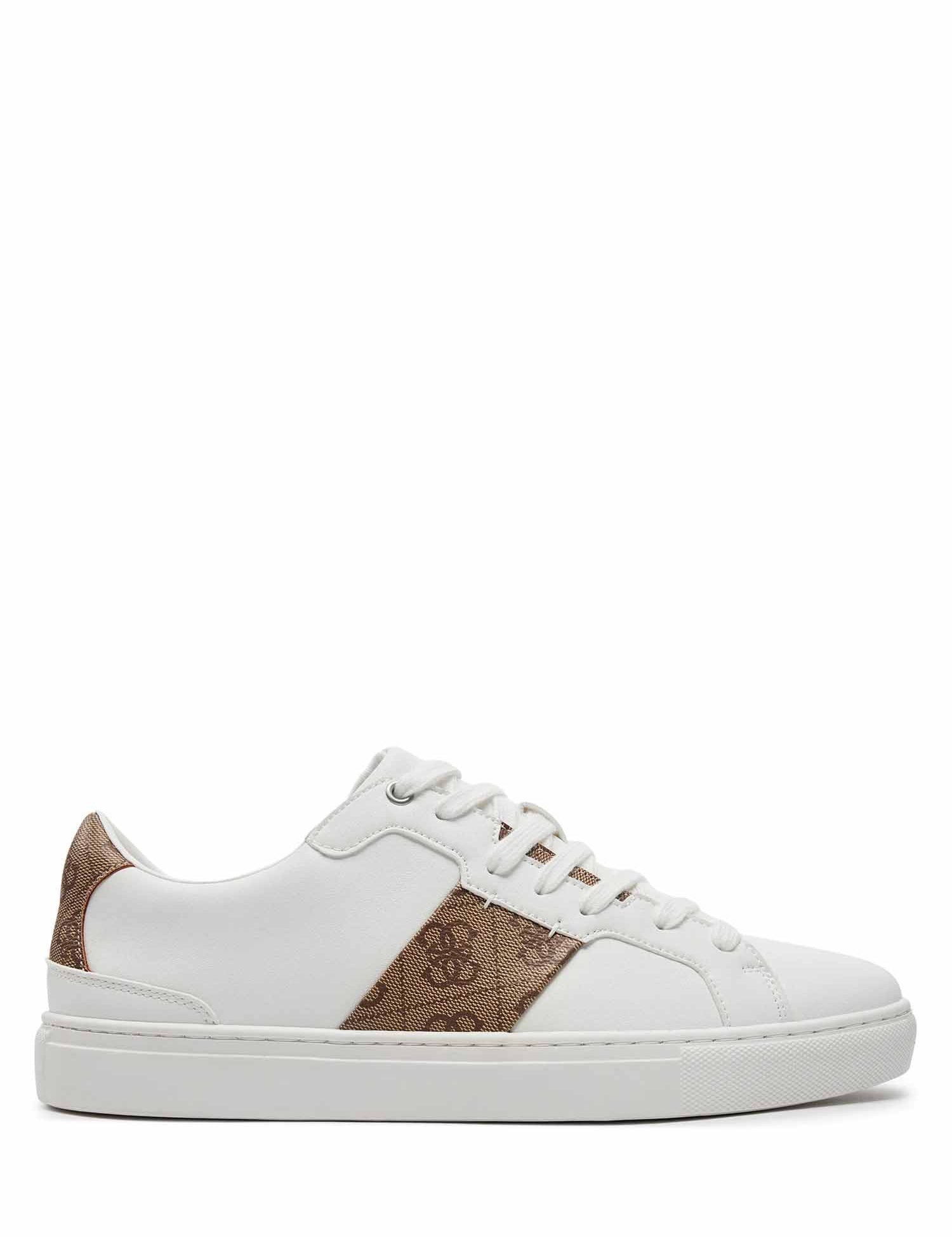 Sneakers Bianco Beige Guess