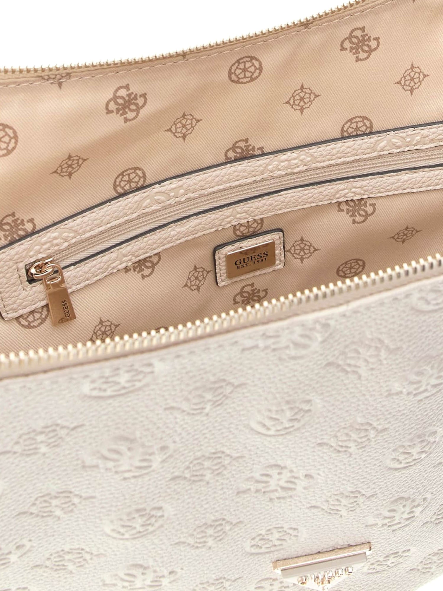 Borse a spalla Beige Guess