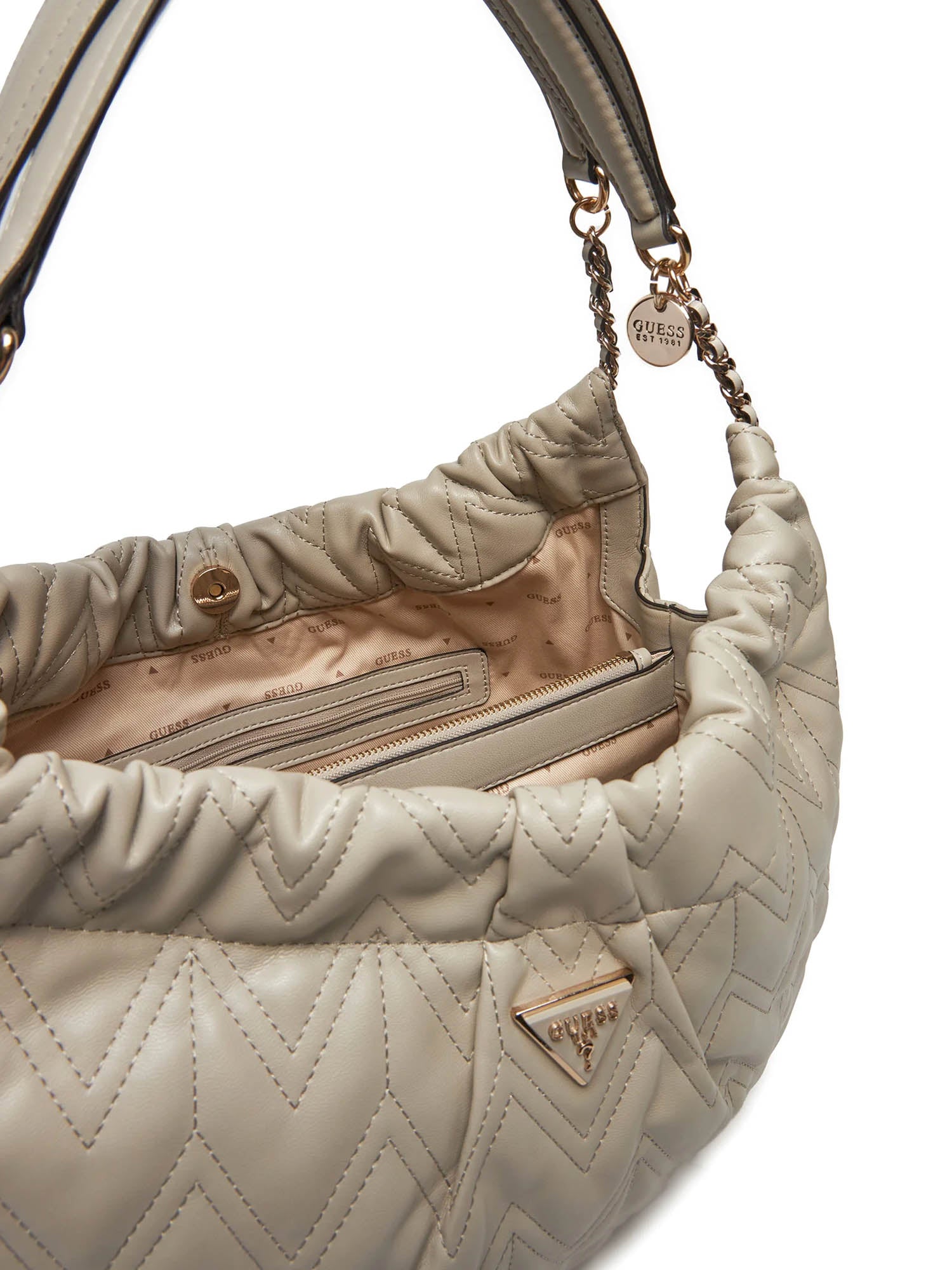 Borse a spalla Beige Guess