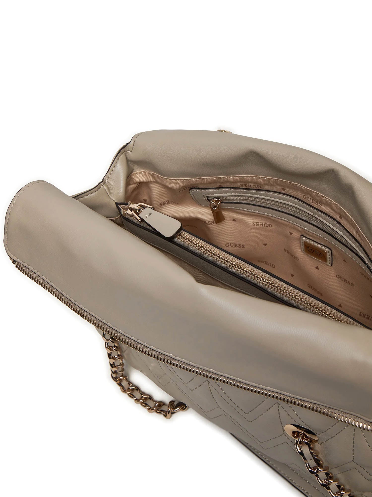 Borse a spalla Tortora Guess