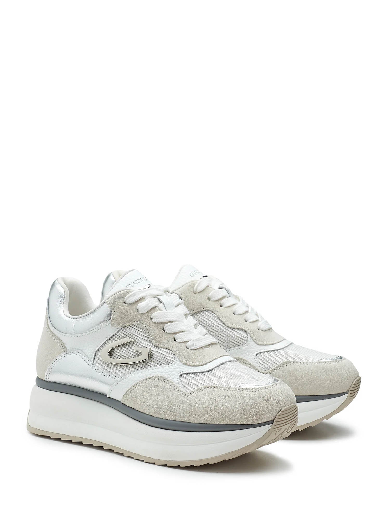 Sneakers Beige Alberto Guardiani