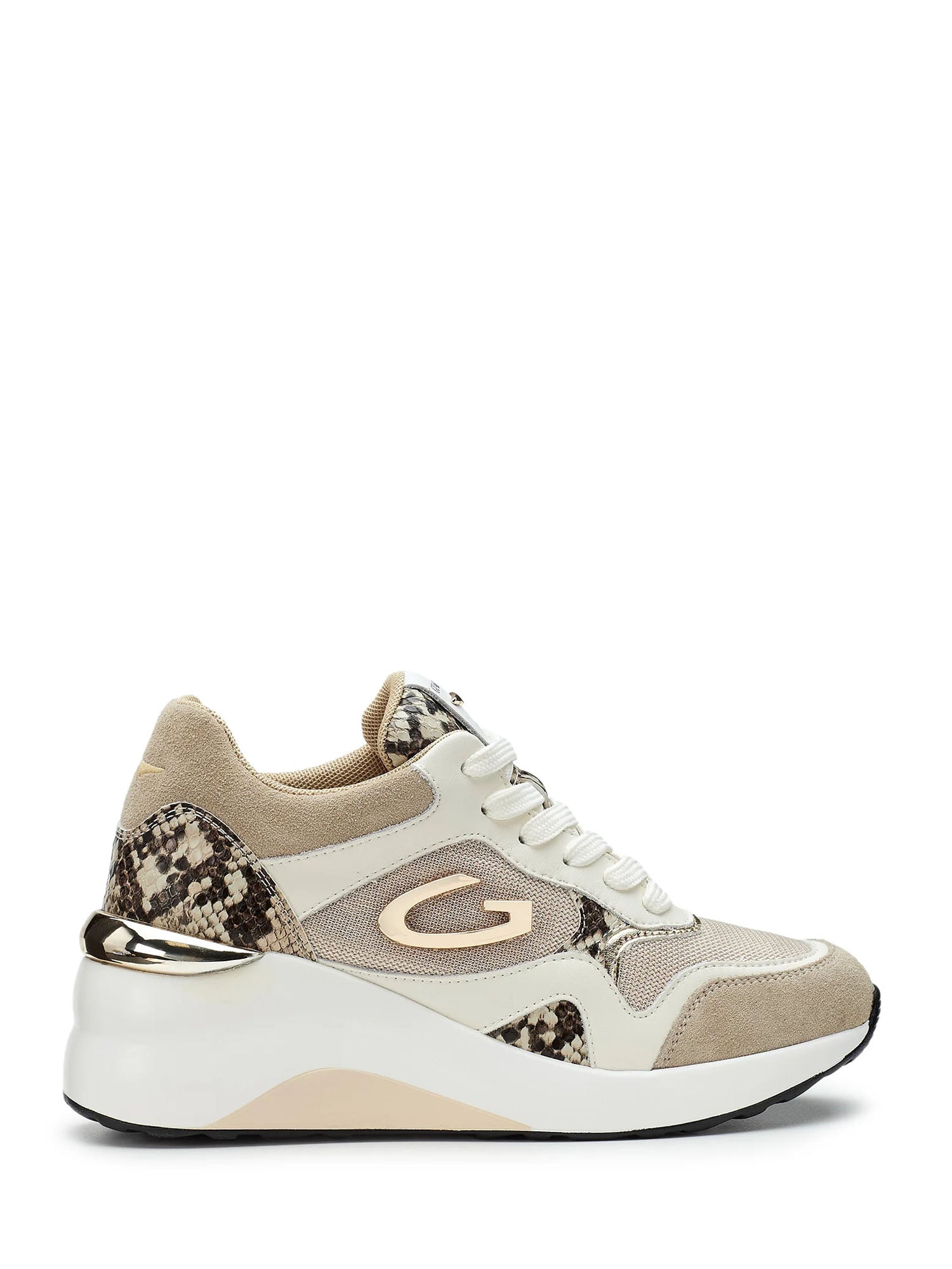 Sneakers Beige Alberto Guardiani