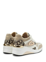 Sneakers Beige Alberto Guardiani