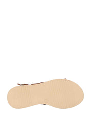 Sandali zeppa Cuoio Keys