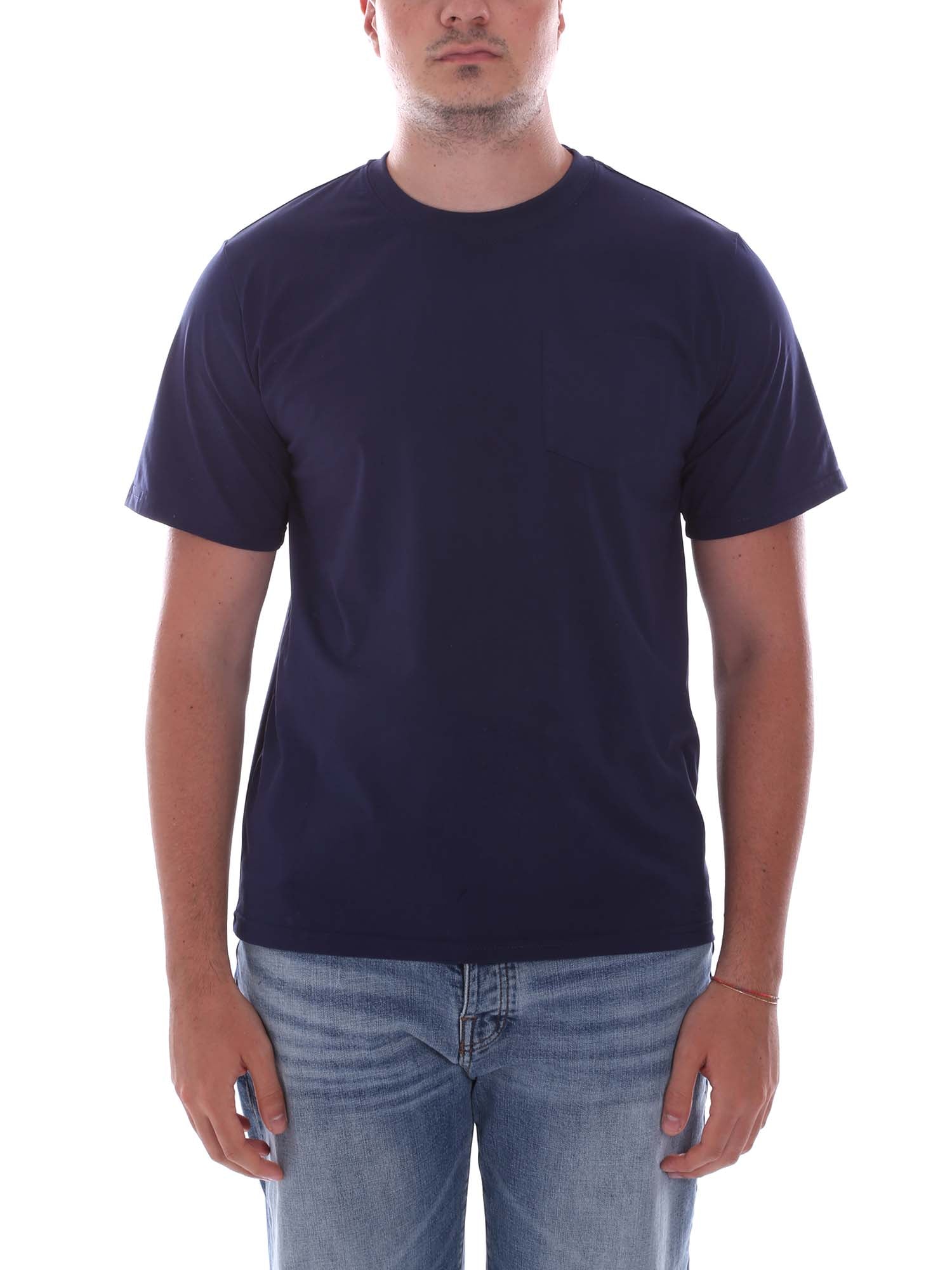 T-shirt Blu Scuro Borgoni Milano