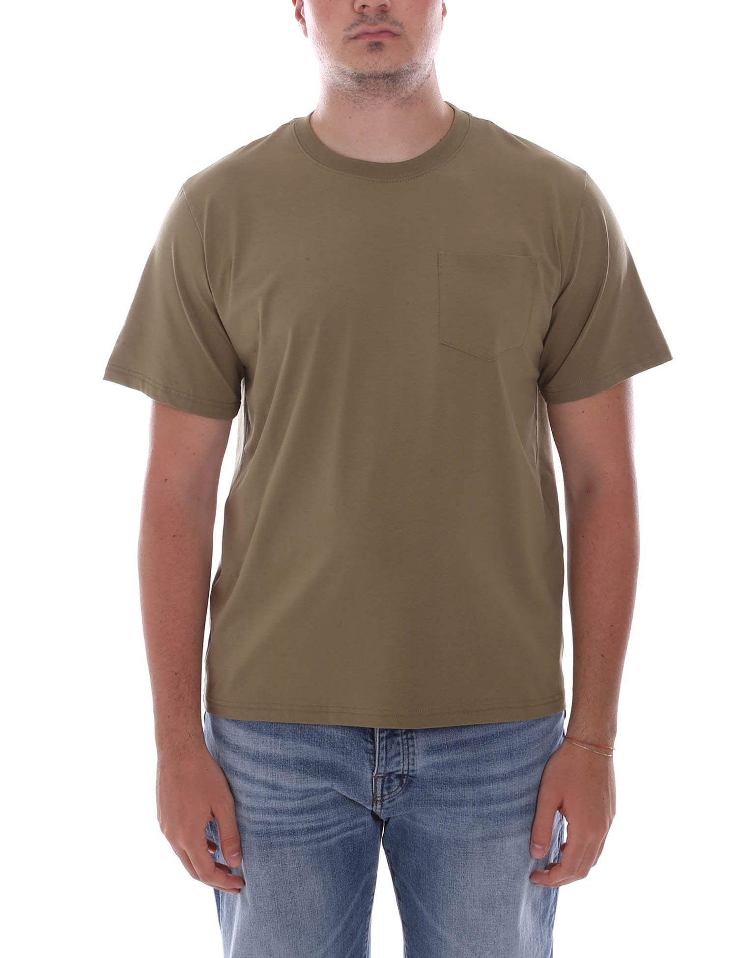 T-shirt Verde Chiaro Borgoni Milano