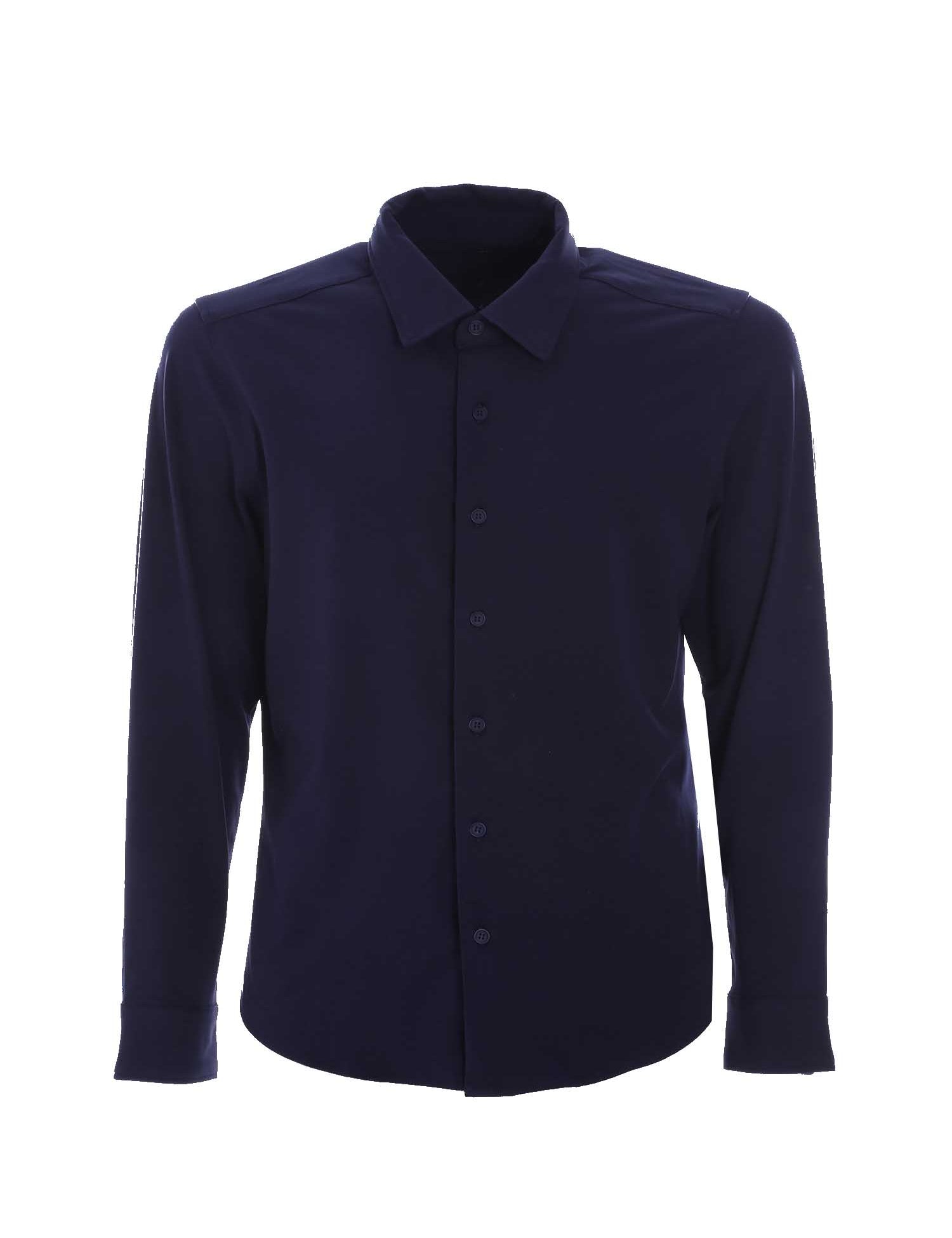 Camicie Blu Scuro Borgoni Milano