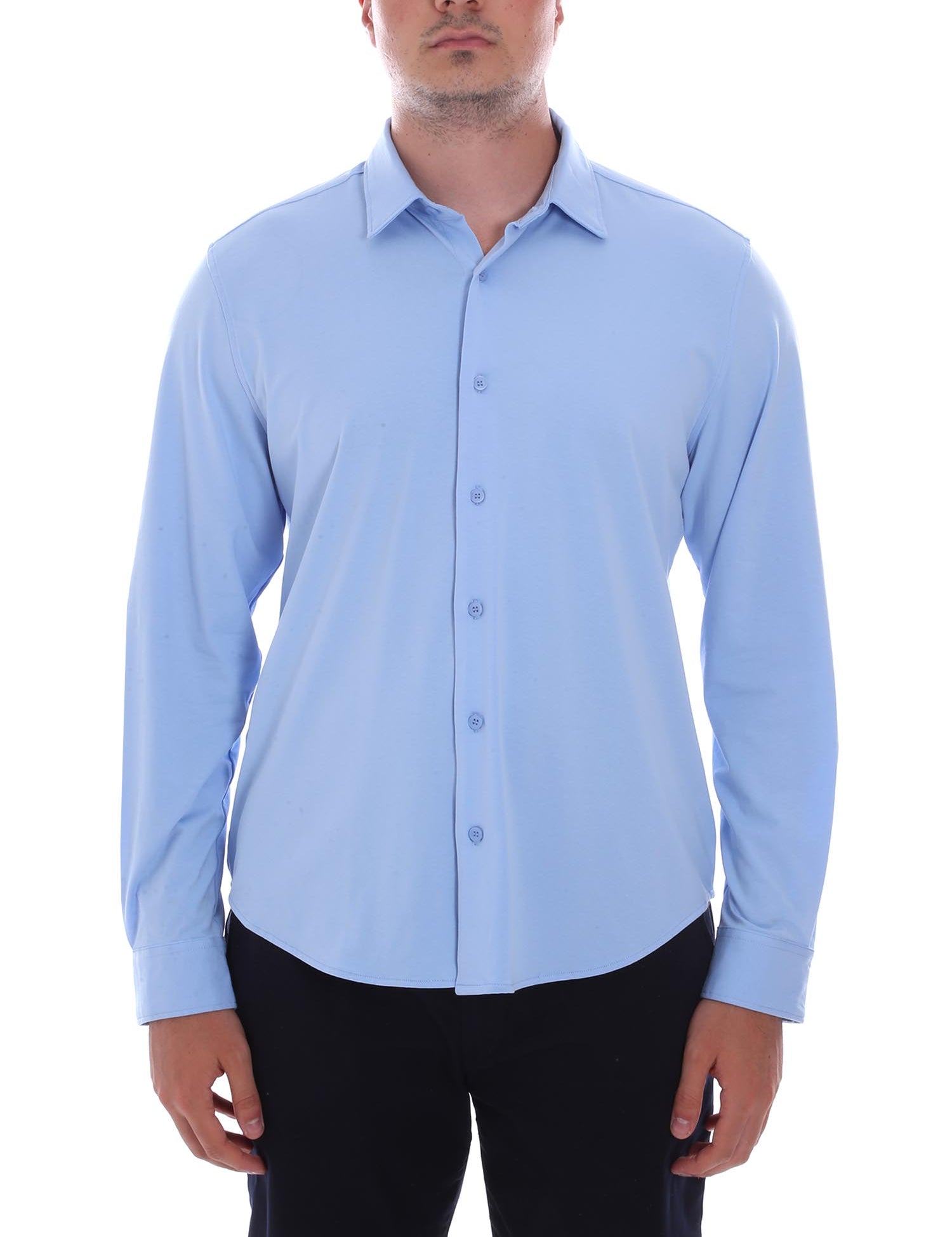 Camicie Celeste Borgoni Milano