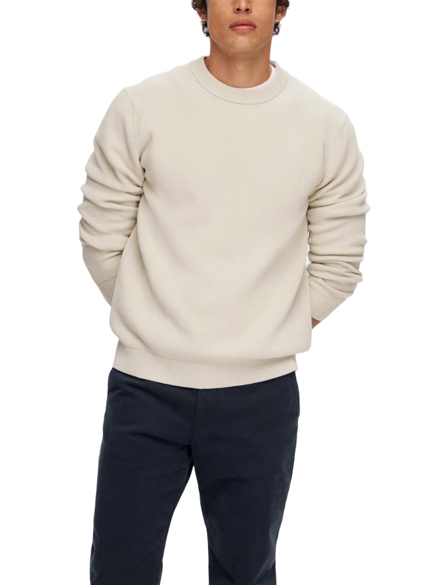 Maglioncini Beige Selected Homme Black