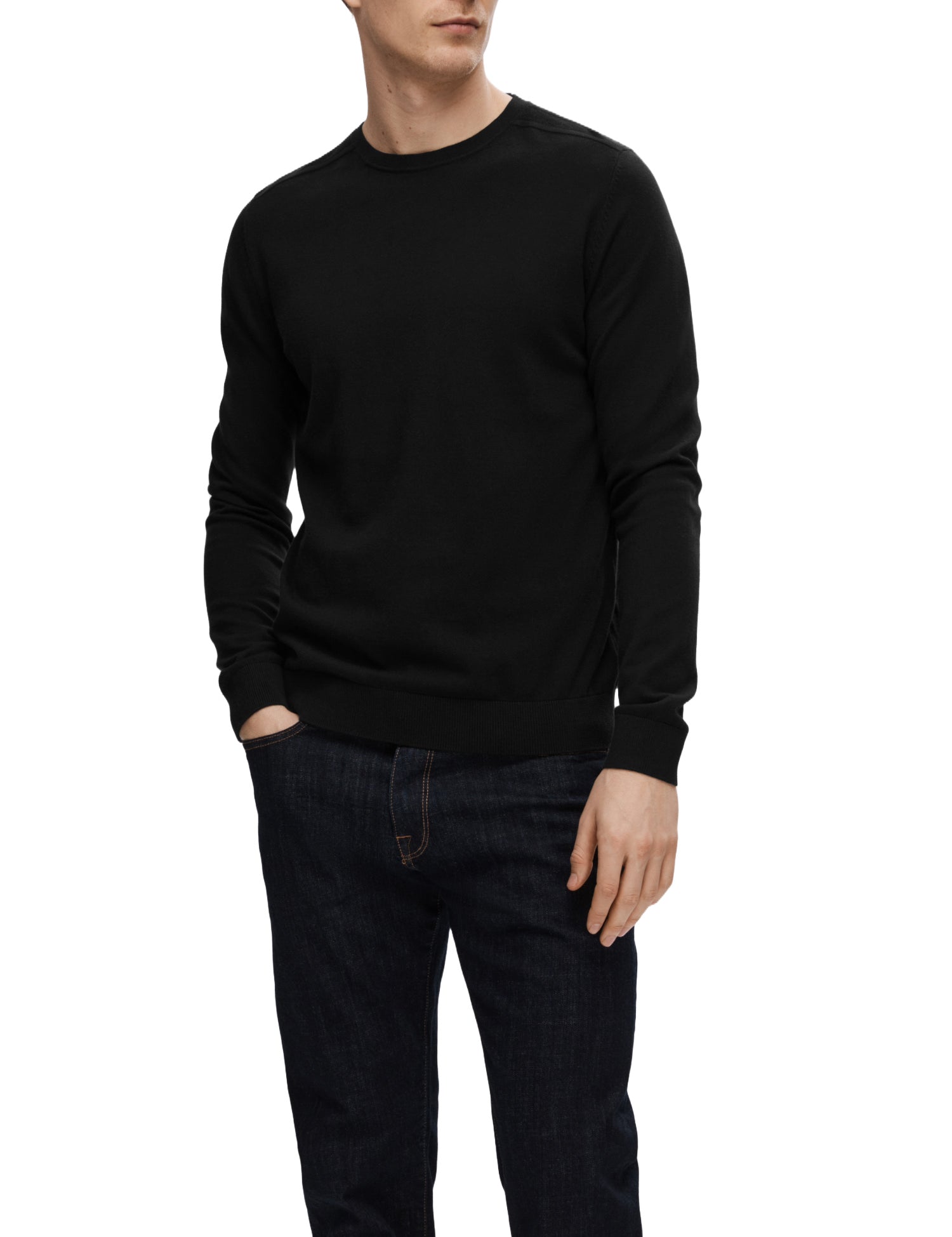 Maglioncini Nero Selected Homme Black