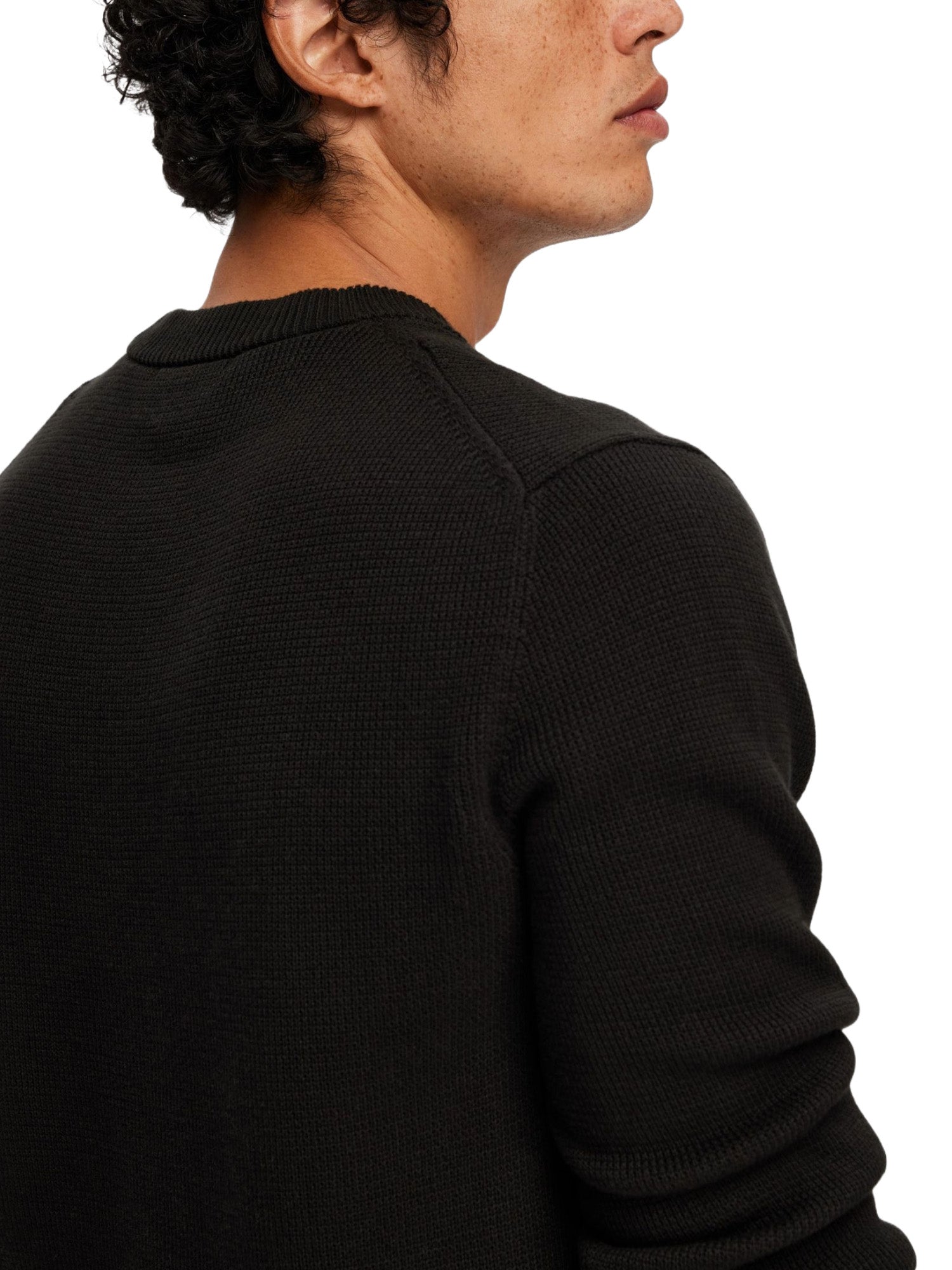 Maglioncini Nero Selected Homme Black