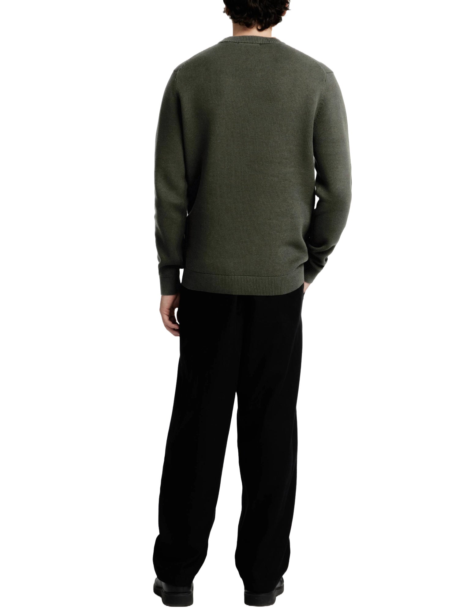 Maglioncini Verde Selected Homme Black