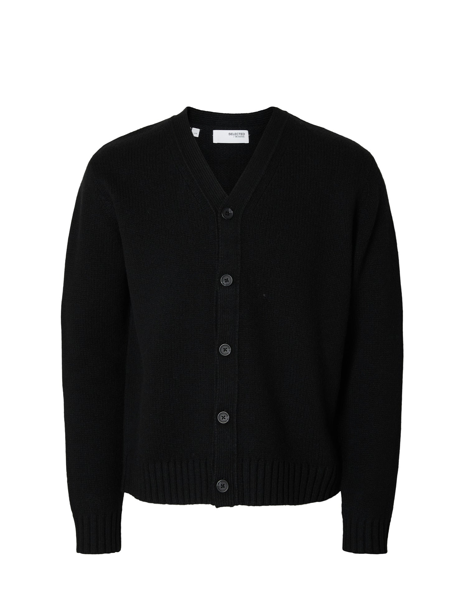 Cardigan Nero Selected Homme Black