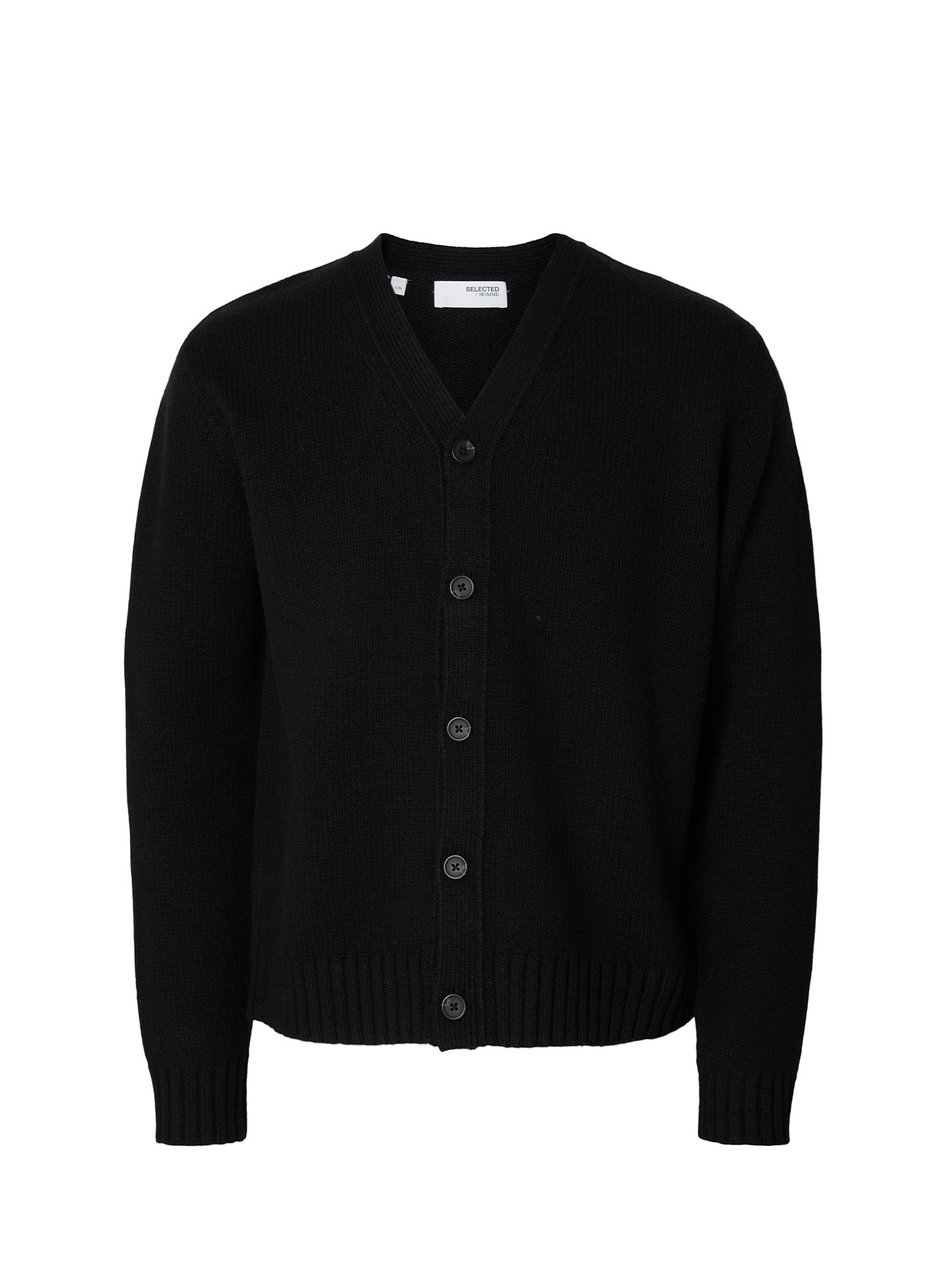 Cardigan Nero Selected Homme Black