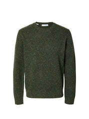 Maglioncini Verde Selected Homme Black