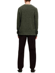 Maglioncini Verde Selected Homme Black