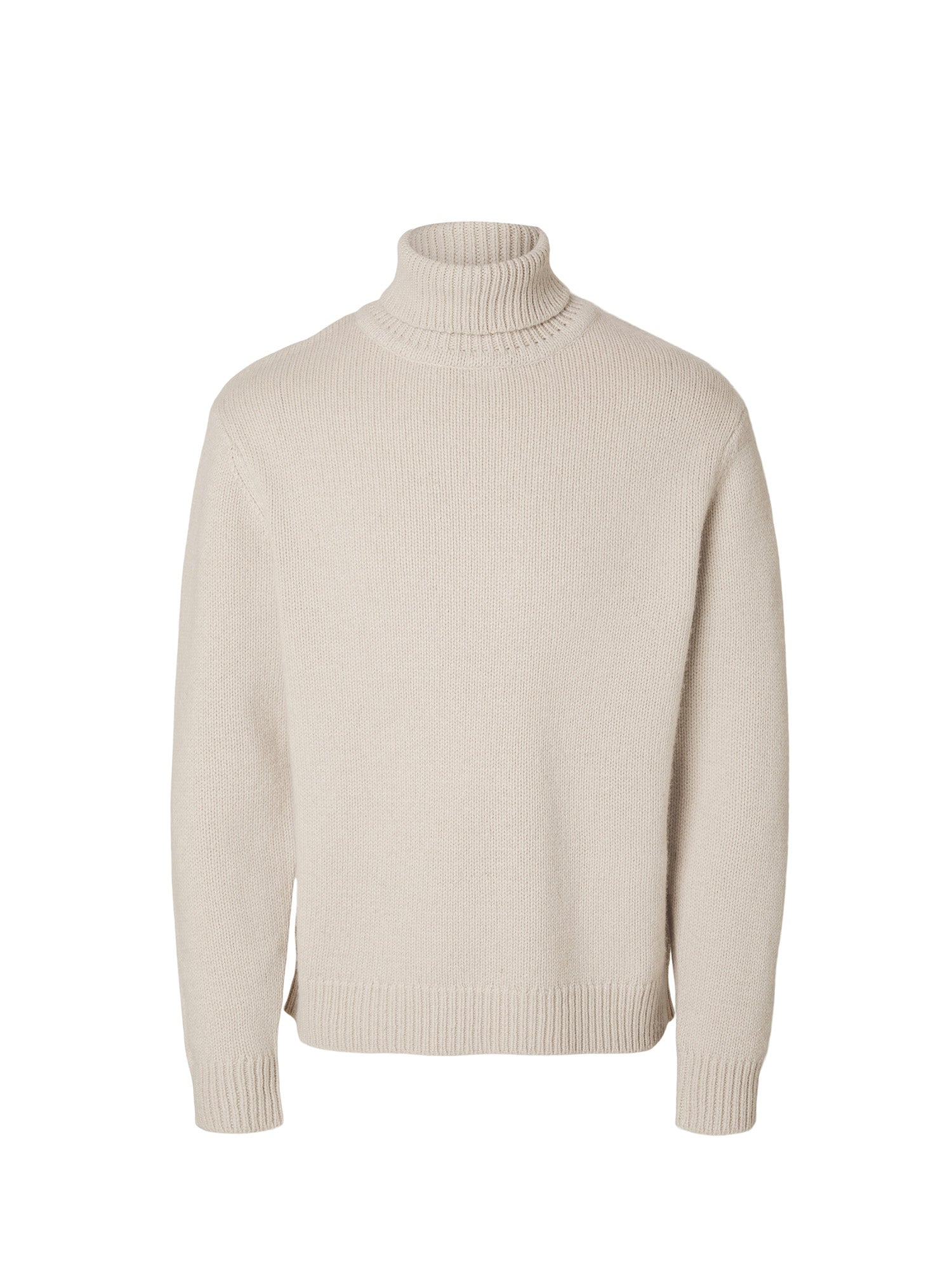 Maglie a collo alto Beige Selected Homme Black