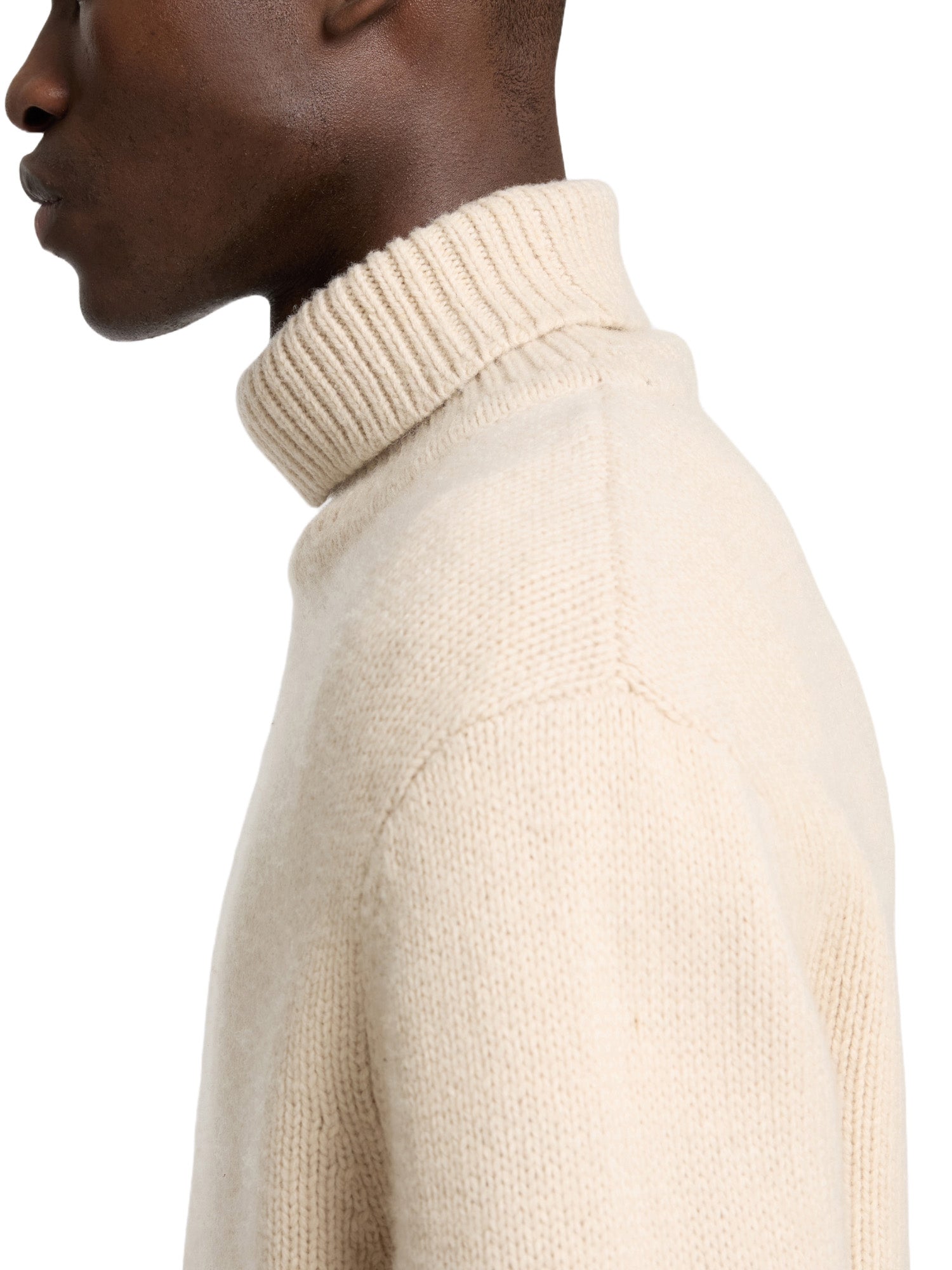 Maglie a collo alto Beige Selected Homme Black