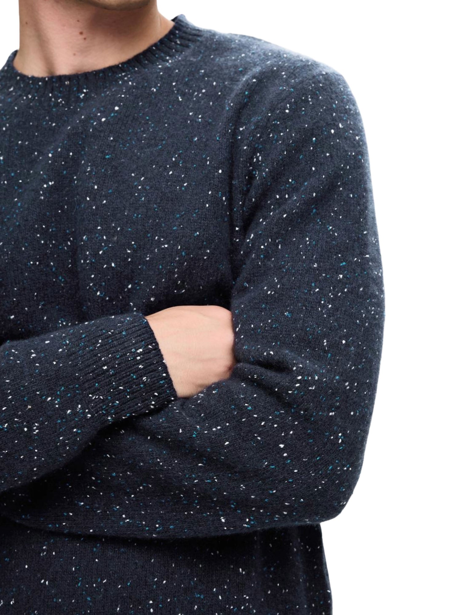 Maglioncini Blu Selected Homme Black