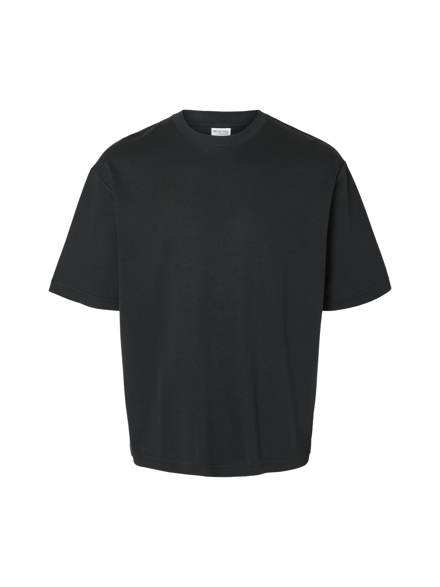T-shirt Nero Selected Homme Black