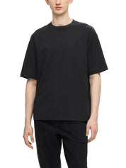 T-shirt Nero Selected Homme Black