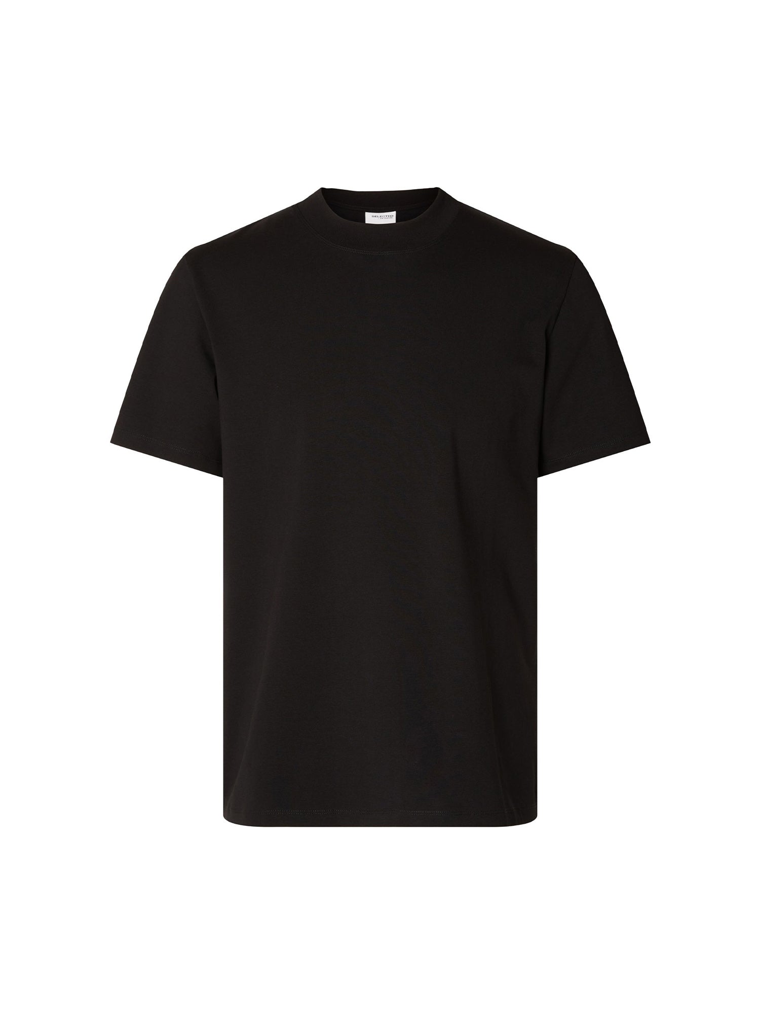 T-shirt Nero Selected Homme Black