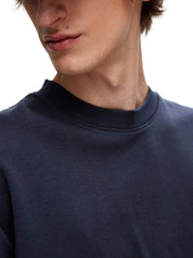 T-shirt Blu Selected Homme Black