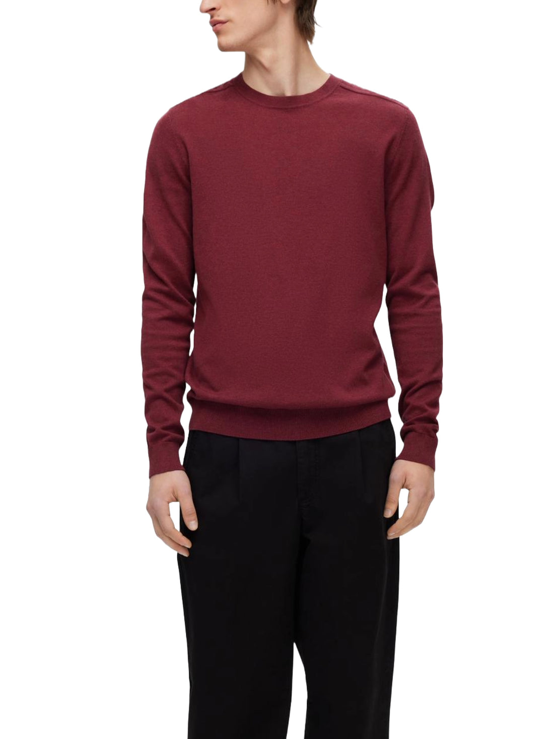 Maglioncini Bordeaux Selected Homme Black