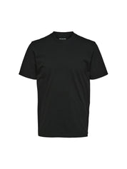 T-shirt Nero Selected Homme Black