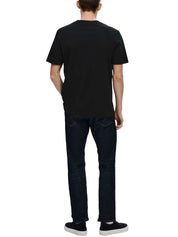 T-shirt Nero Selected Homme Black