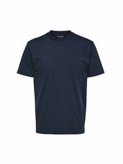 T-shirt Blu Selected Homme Black