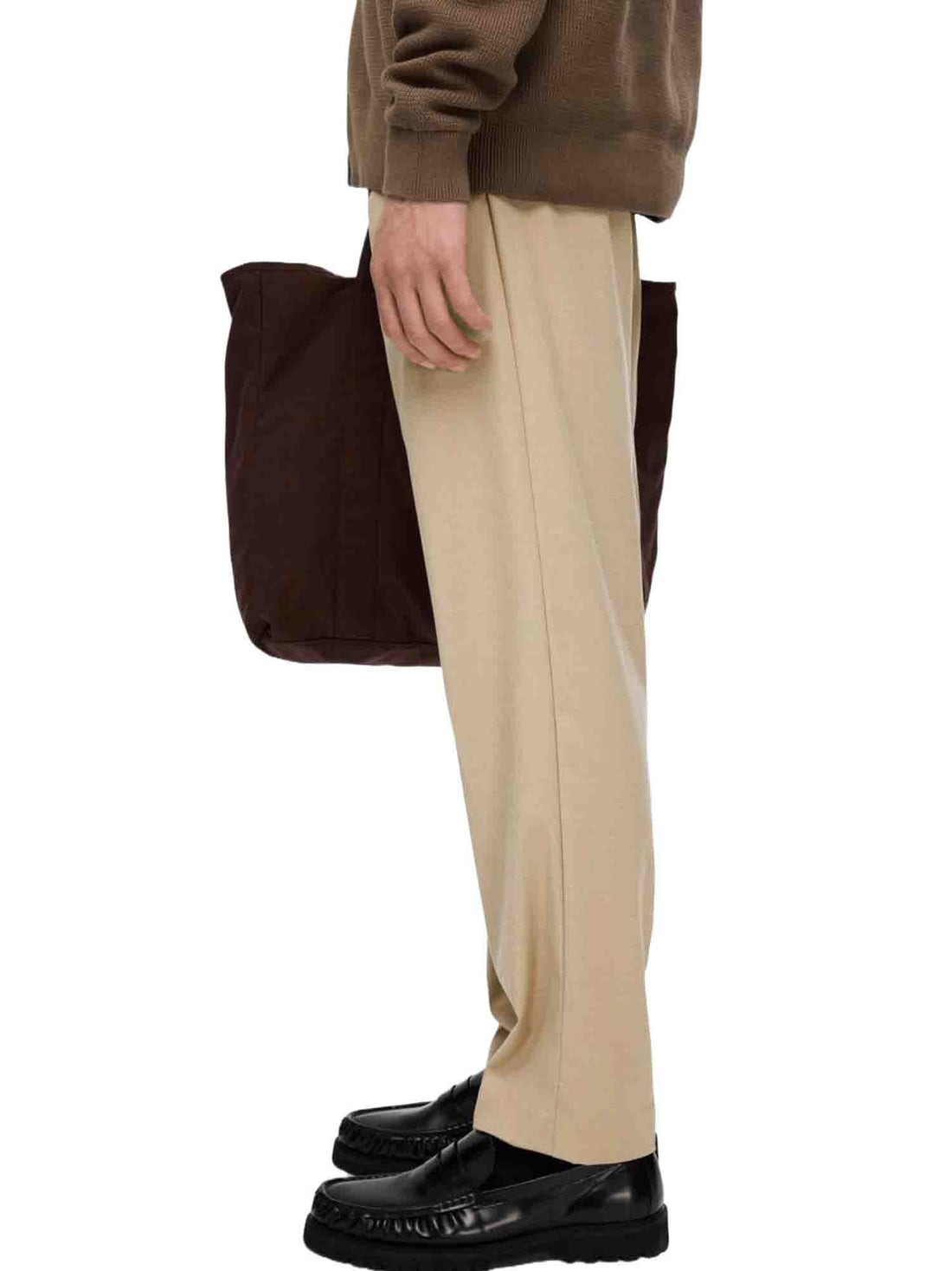 Pantaloni Beige Selected Homme Black