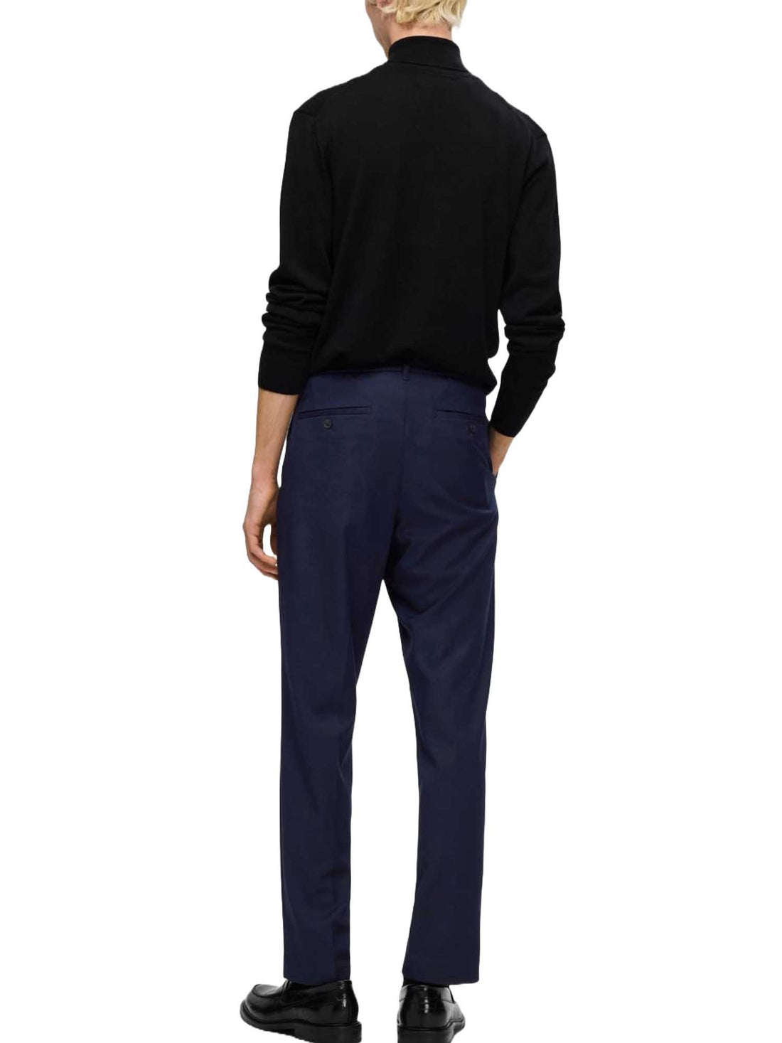 Pantaloni Blu Selected Homme Black