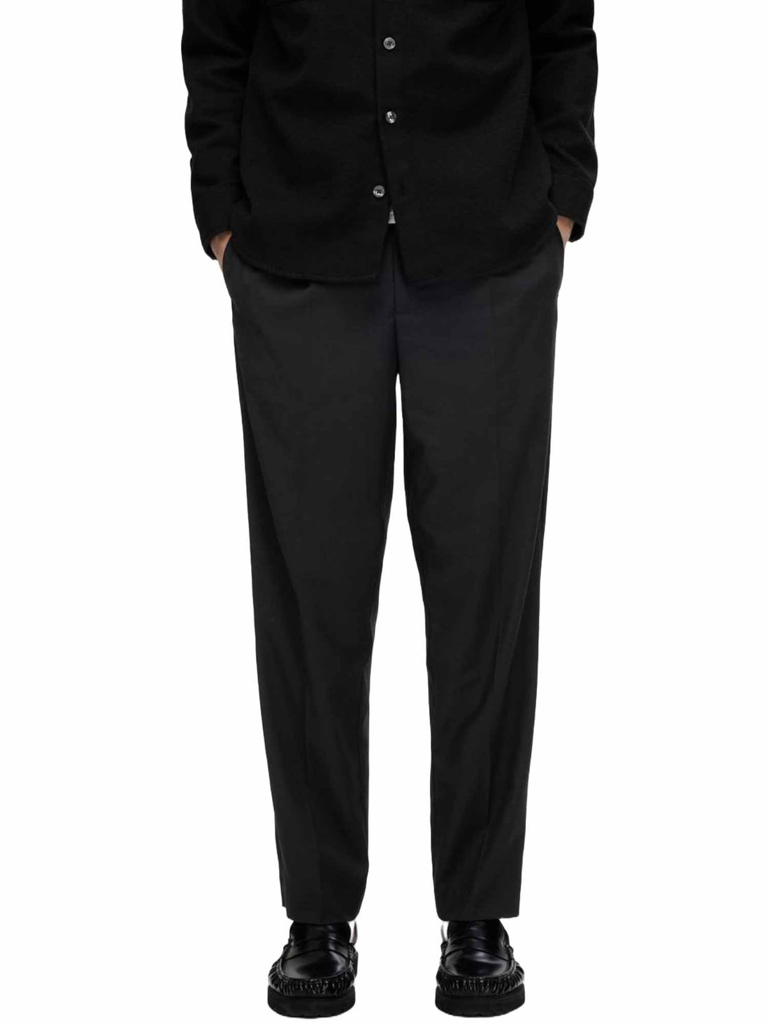 Pantaloni Nero Selected Homme Black