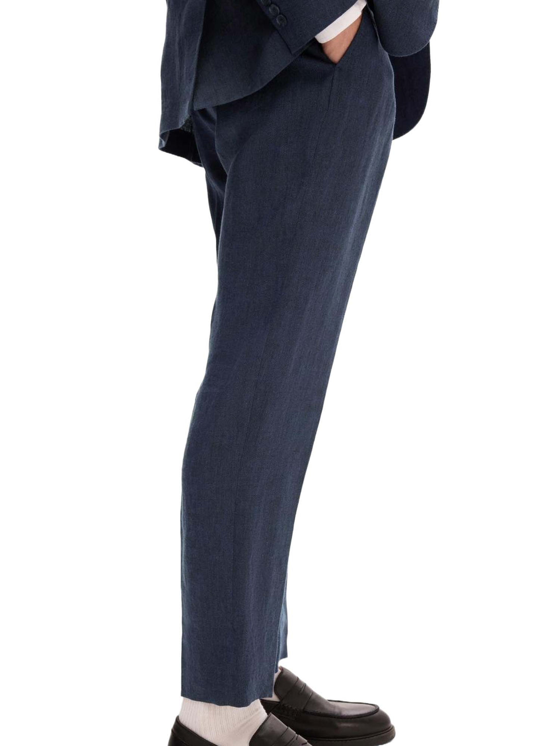 Pantaloni Blu Selected Homme Black