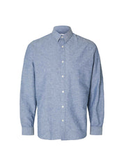 Camicie Blu Selected Homme Black