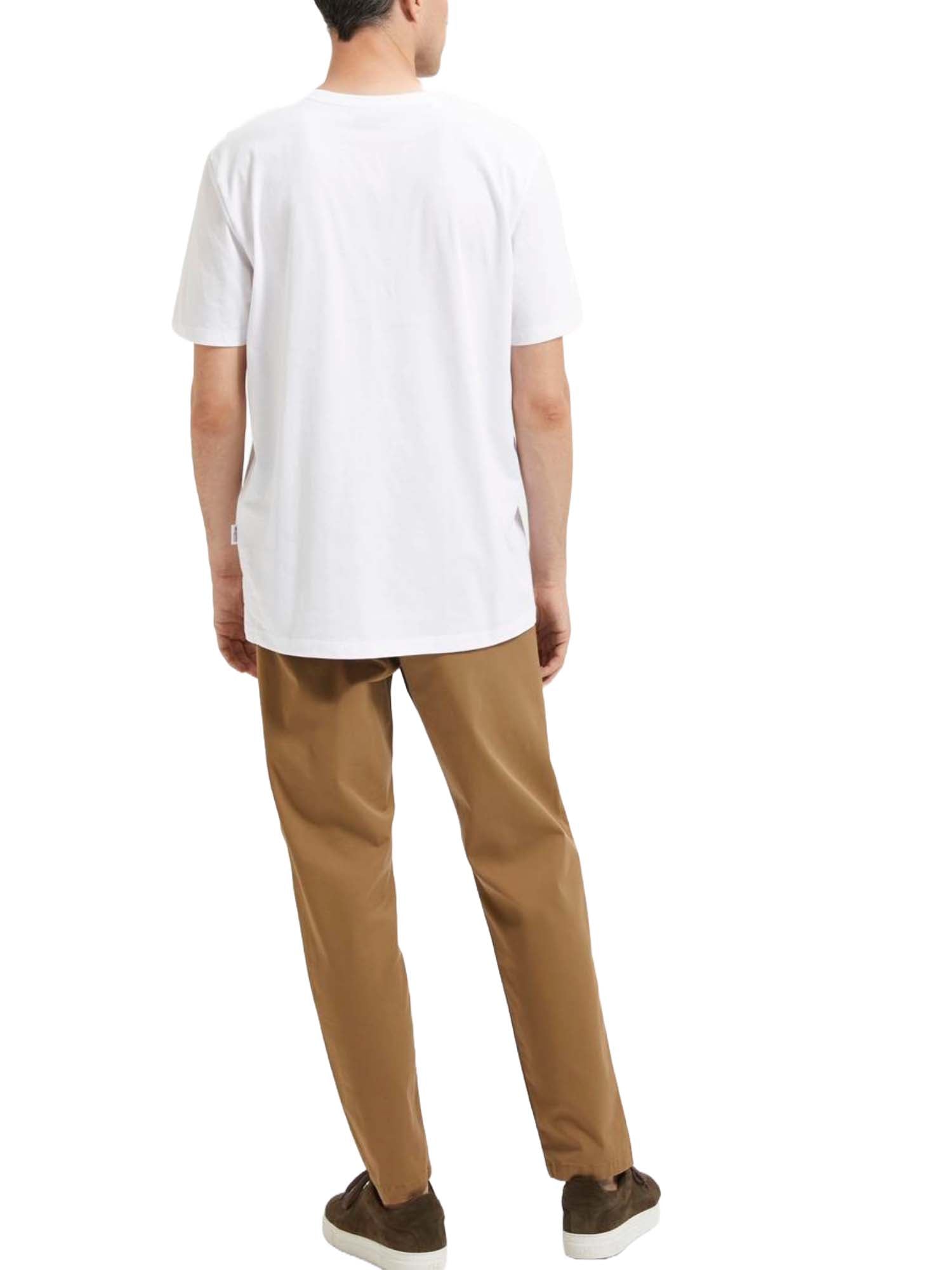 T-shirt Bianco Selected Homme Black