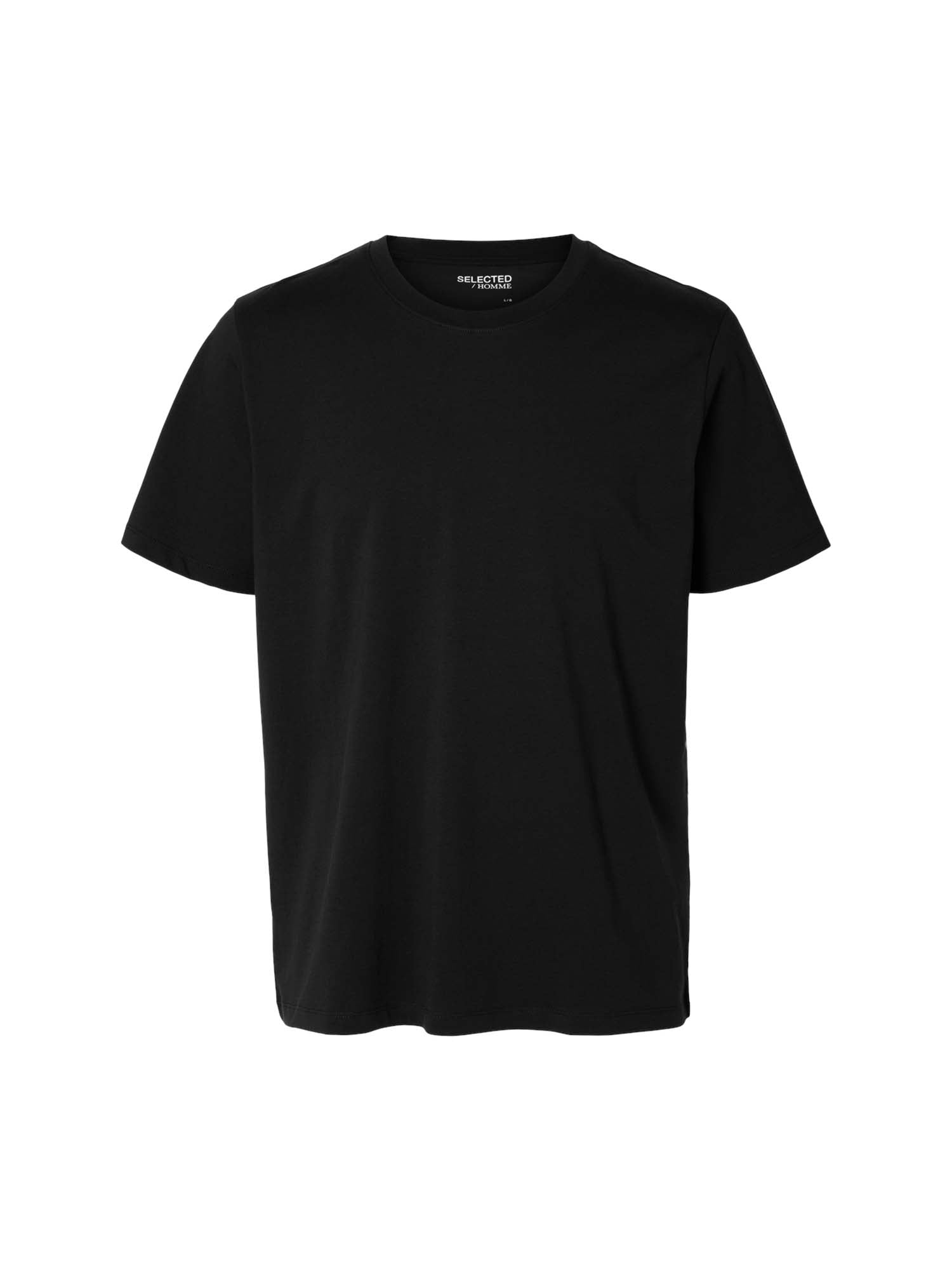 T-shirt Nero Selected Homme Black