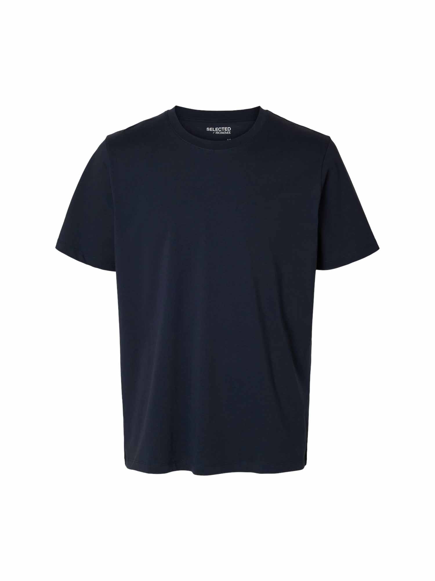 T-shirt Blu Selected Homme Black