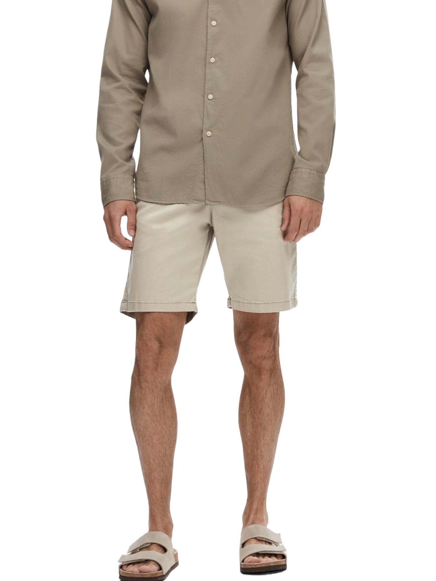 Bermuda Tortora Selected Homme Black