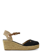 Sandali zeppa Nero Wrangler