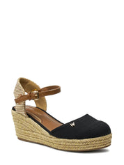 Sandali zeppa Nero Wrangler