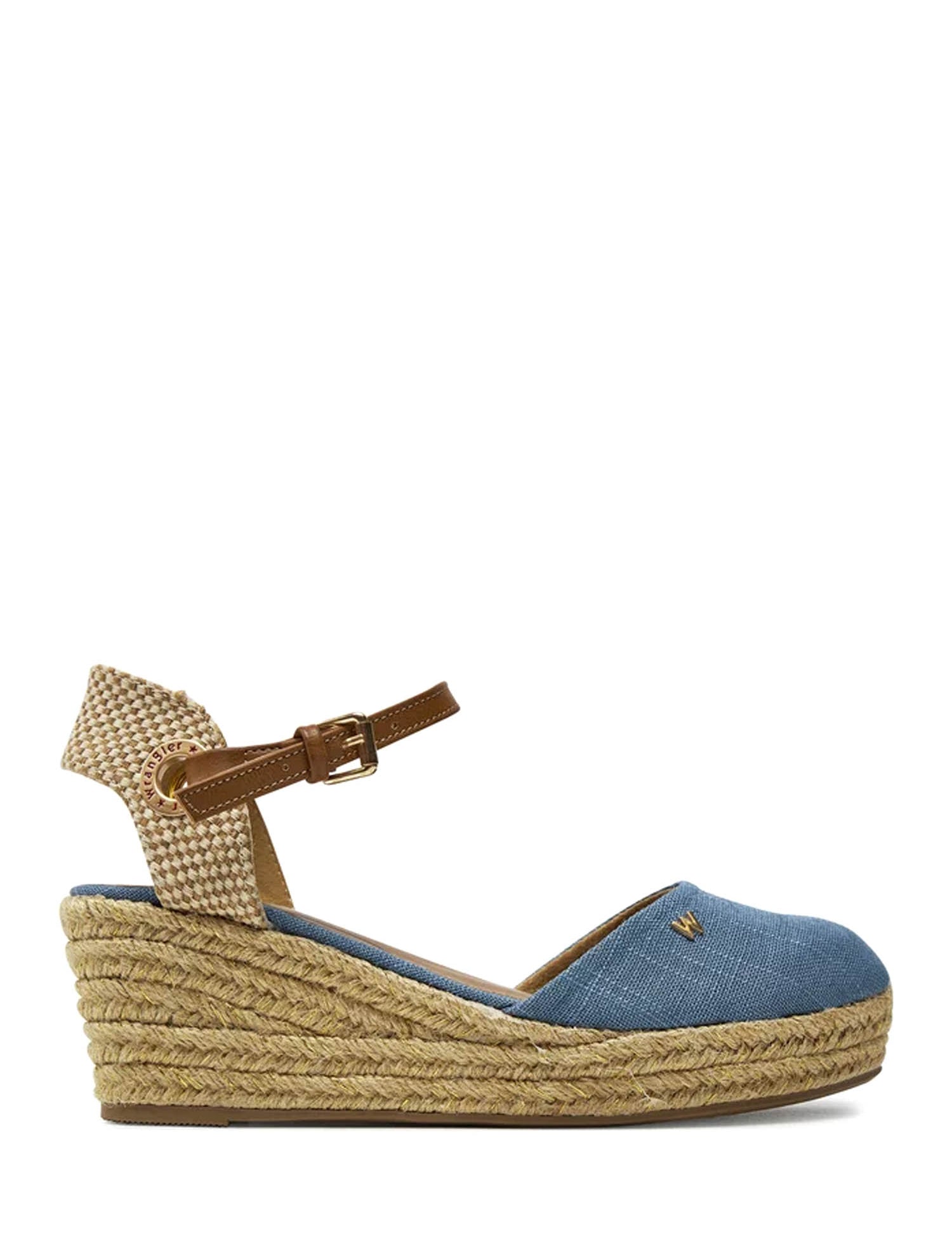 Sandali zeppa Blu Wrangler