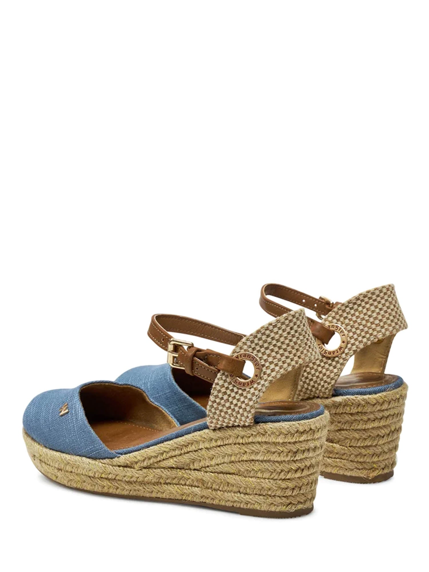 Sandali zeppa Blu Wrangler