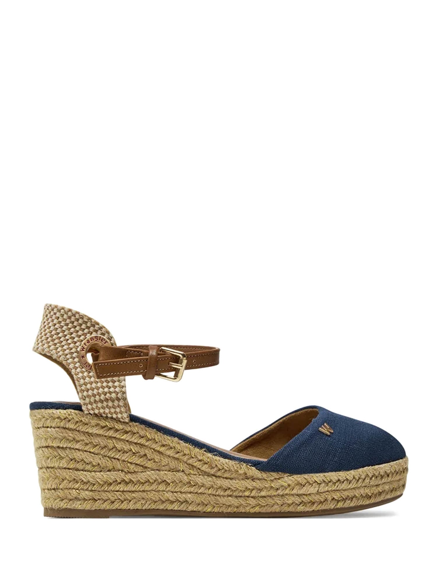 Sandali zeppa Blu Scuro Wrangler
