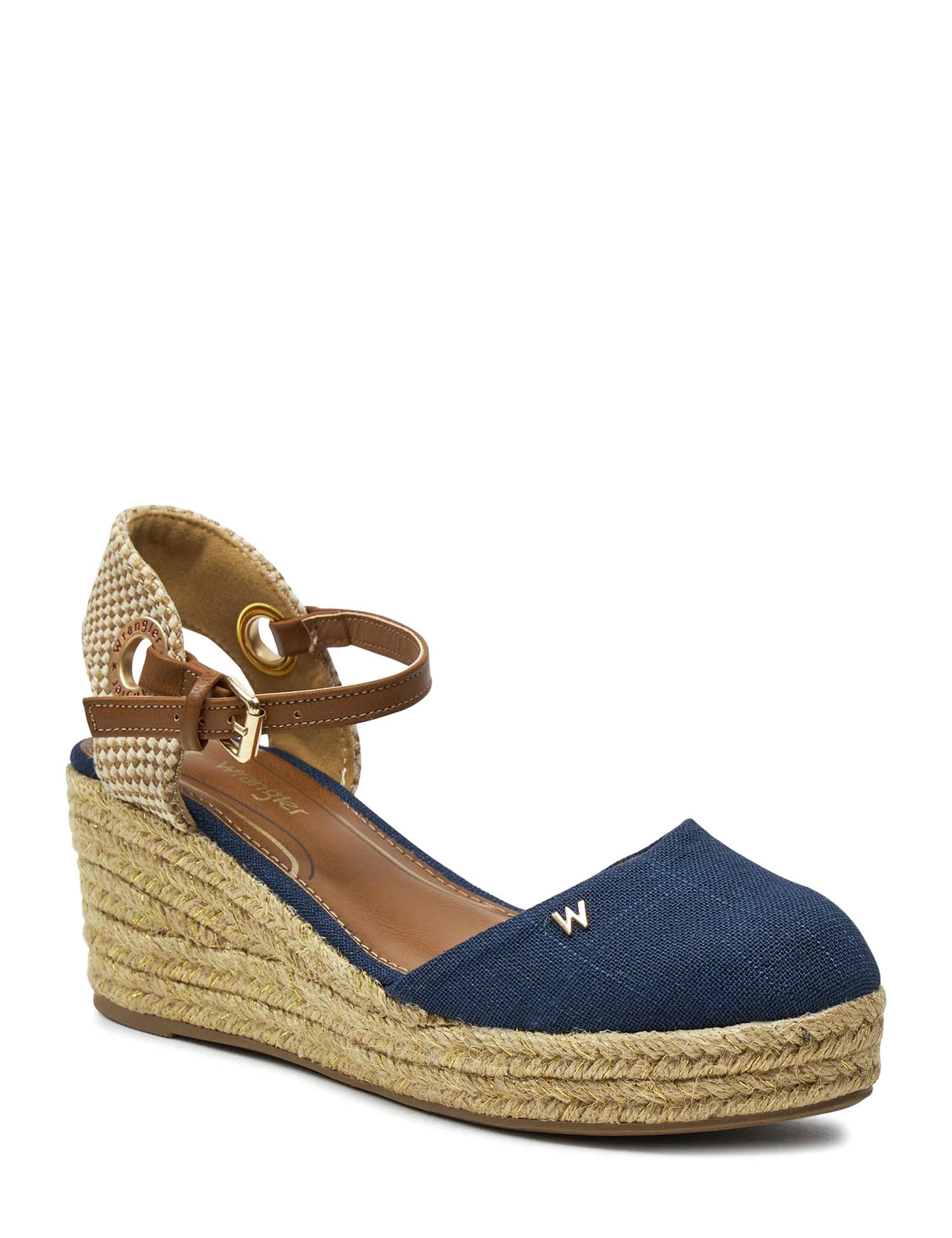 Sandali zeppa Blu Scuro Wrangler