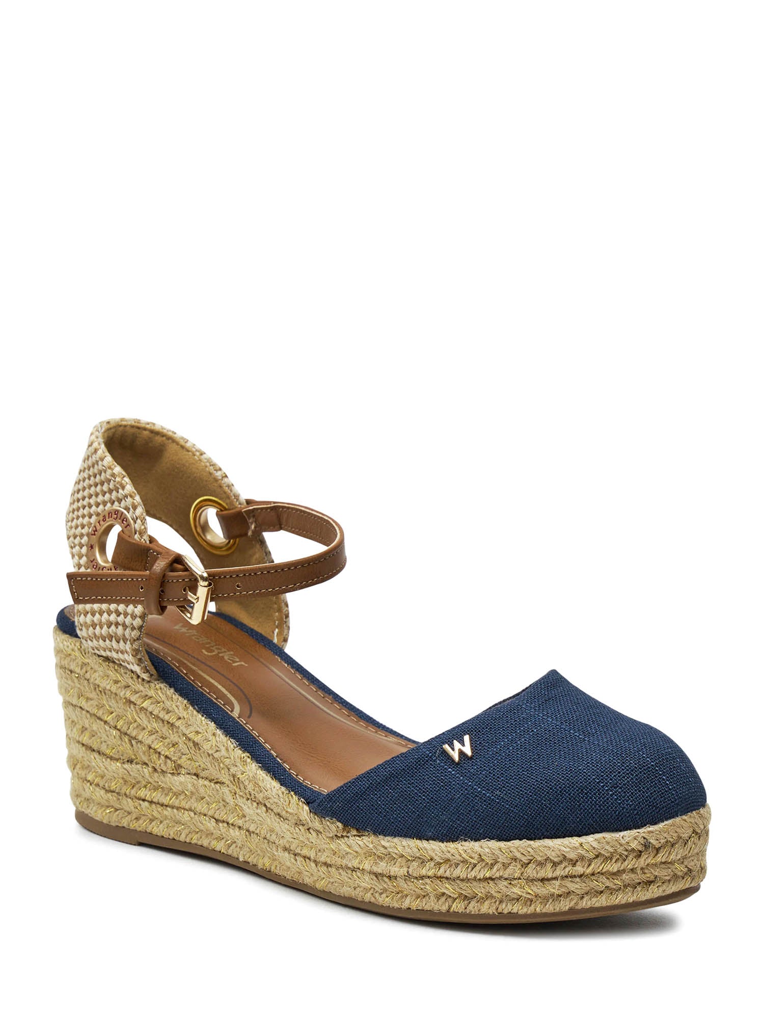 Sandali zeppa Blu Scuro Wrangler