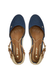 Sandali zeppa Blu Scuro Wrangler