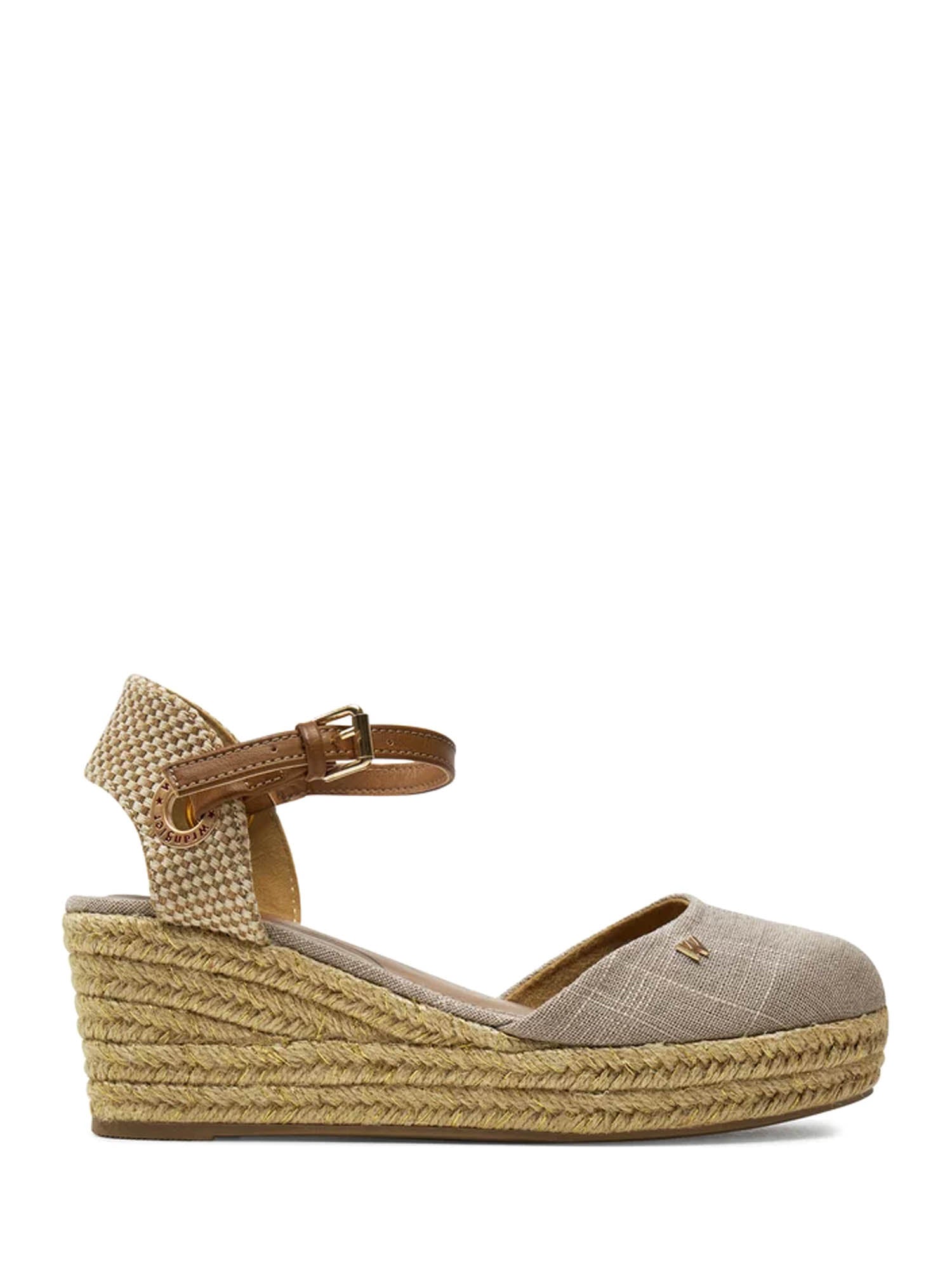 Sandali zeppa Beige Wrangler