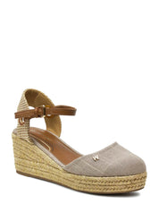 Sandali zeppa Beige Wrangler